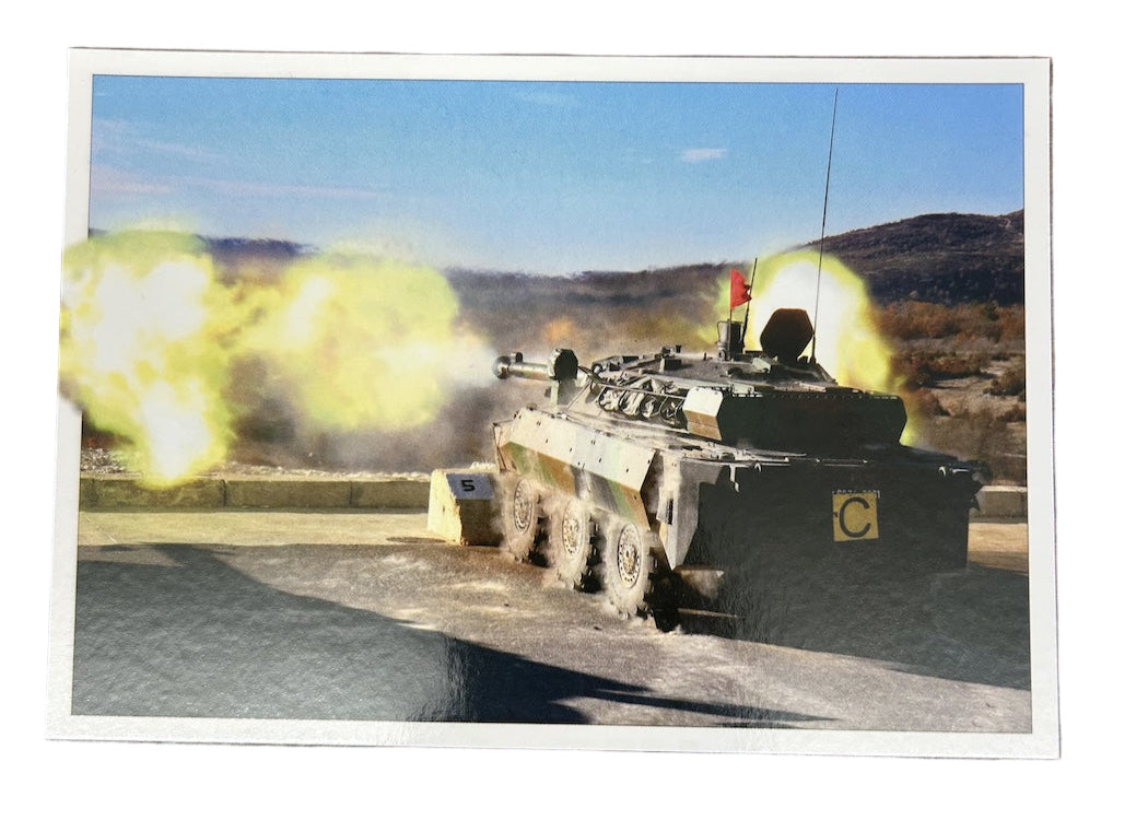 Carte postale tir AMX 10 Légion étrangère