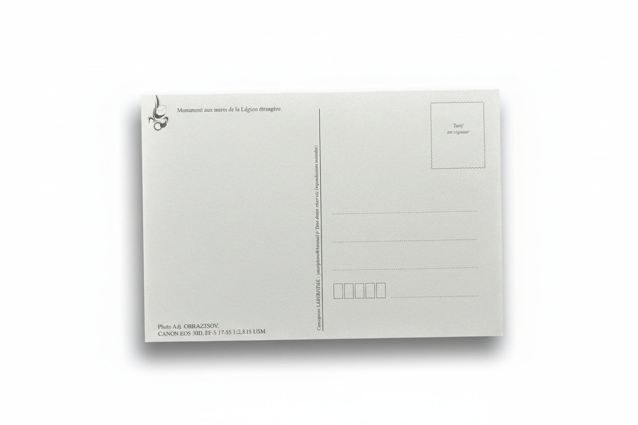 Carte postale mon globe