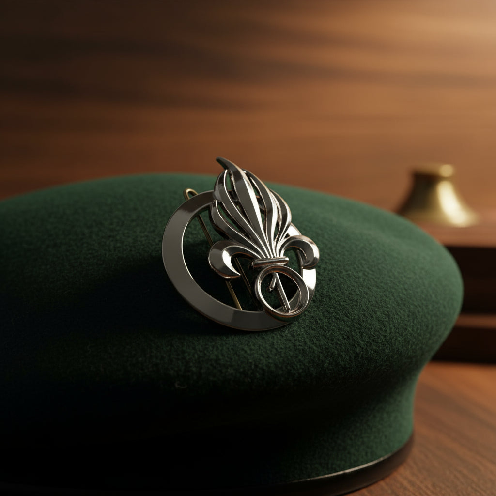 Insigne béret 1e régiment étranger de cavalerie (1°REC)