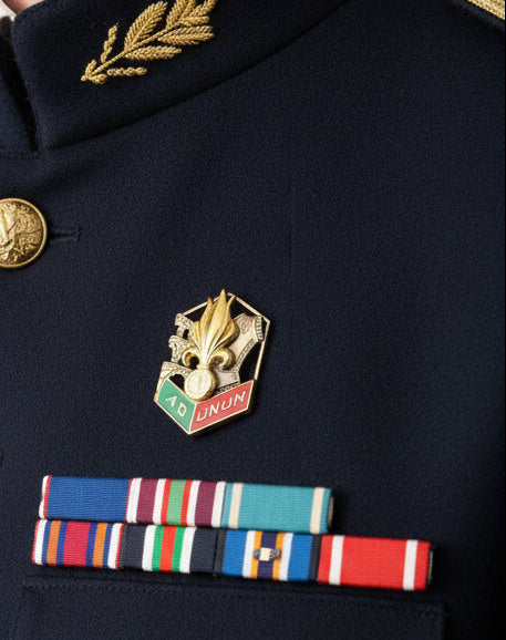 Insigne régimentaire 1° REG - AD UNUM