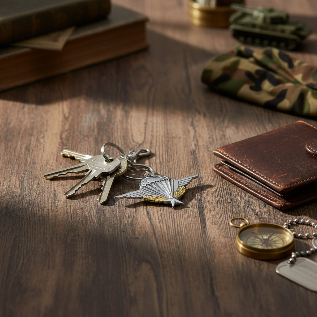 Porte-clés brevet parachutiste