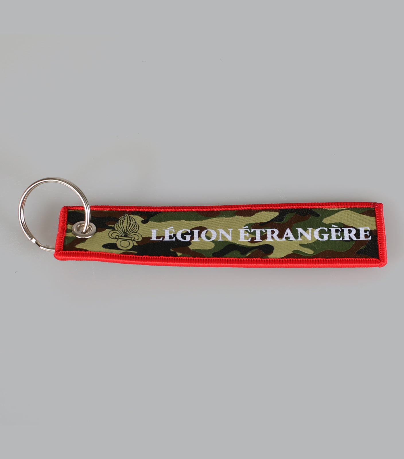 Schlüsselanhänger aus Camouflage-Stoff 