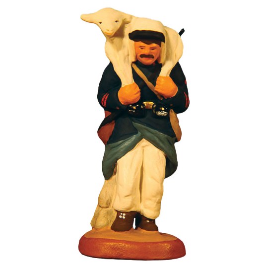 Santon légionnaire avec mouton